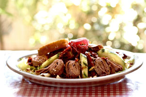 Beef & Blue Salad